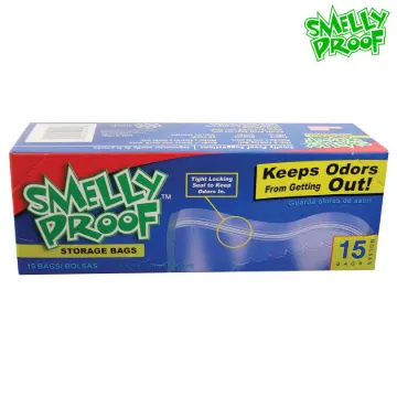 SMELLY PROOF STORAGE BAGS CLEAR - 100 PACK