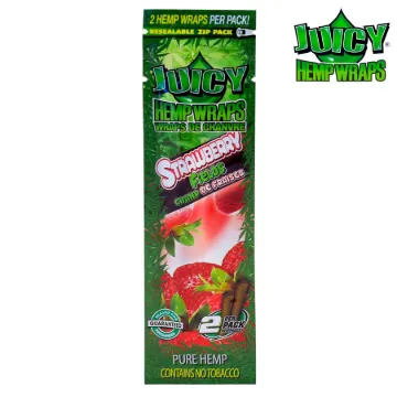 JUICY HEMP WRAPS - STRAWBERRY FIELDS