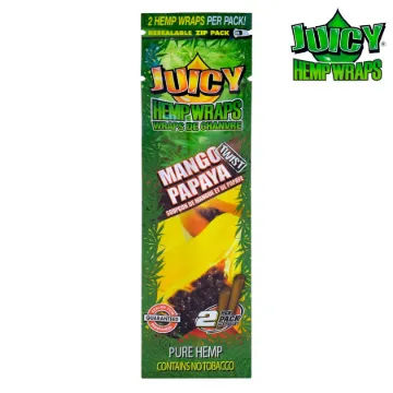 JUICY HEMP WRAPS - MANGO PAPAYA TWIST