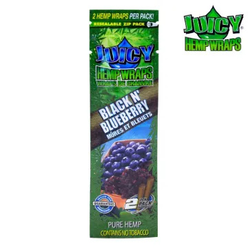 JUICY HEMP WRAPS - BLACK N’ BLUEBERRY