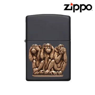 ZIPPO LIGHTER - THREE MONKEYS