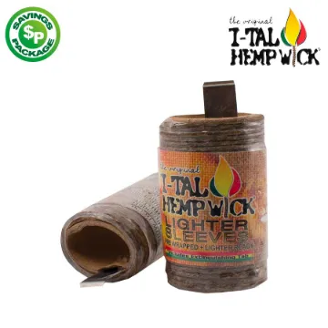 I-TAL HEMP WICK LIGHTER SLEEVE - SAVINGS PACKAGE