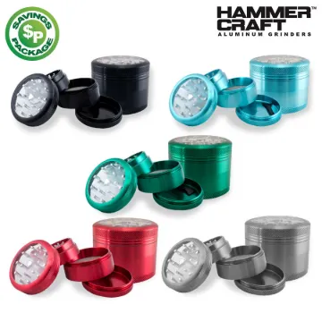 HAMMERCRAFT 4PC CLEAR TOP GRINDERS - SAVINGS PACK