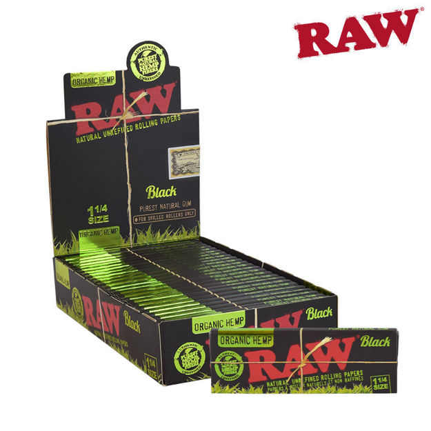 Picture of RAW BLACK ORGANIC 1¼