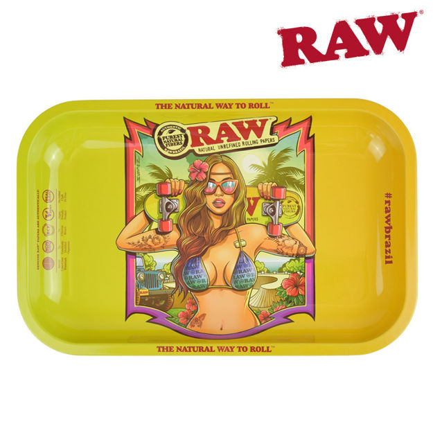 Picture of RAW BRAZIL v2 ROLLING TRAY - SMALL
