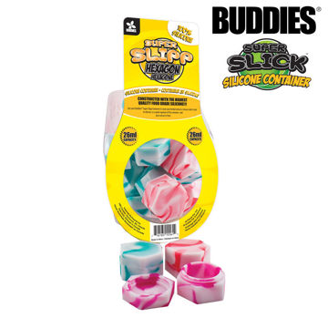 Picture of BUDDIES­­ SILICONE CONTAINER - HEXAGON 26 ML TUB