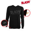 Picture of RPxRAW V-NECK BLACK BRAND LONG SLEEVE