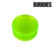 Picture of BUDDIES PLASTIC 2.25" GRINDERS w/DIAMOND TEETH &amp; MAG, BOX/16, INCL: CLEAR, BLUE, GREEN &amp; RED