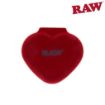 Picture of RAW GLASS HEART CONE HOLDER, COLOUR CHANGING **LIMITED EDITION**, SOLD INDIVIDUALLY