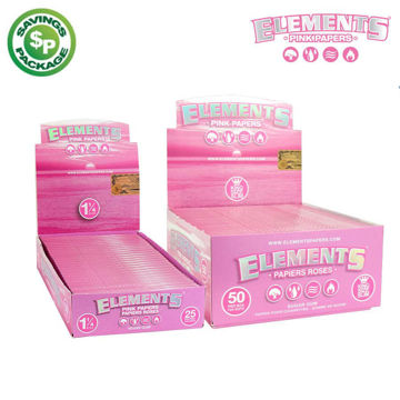 Picture of ELEMENTS PINK ROLLING PAPER - PROMO PACK