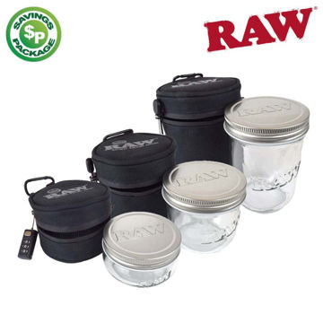 Picture of RAW SMELLPROOF COZY &amp; MASON JARS - PROMO PACK
