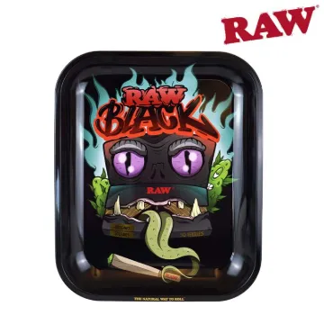 Picture of RAW BLACK ROLLING TRAY TIN MONSTER DESIGN LARGE