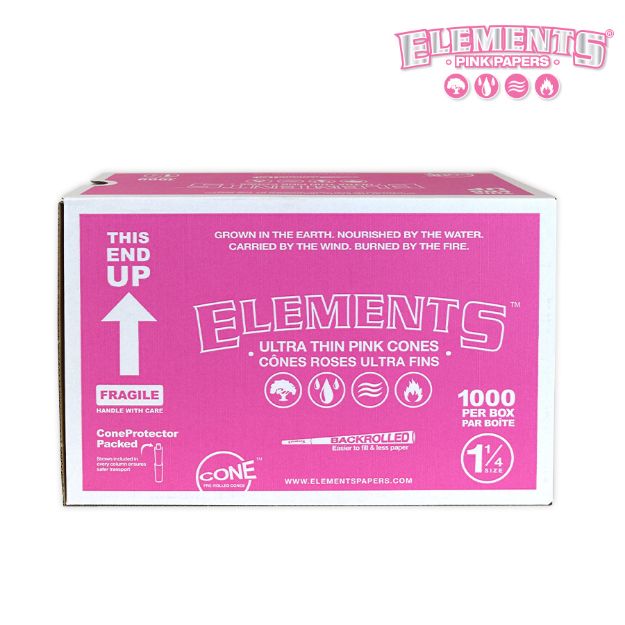 Picture of ELEMENT PINK PRE-ROLLED CONES 1 1/4