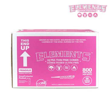 Picture of ELEMENT PINK PRE-ROLLED CONES KINGSIZE, BOX/800