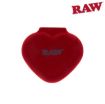 Picture of RAW GLASS CONE HEART PINK