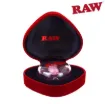 Picture of RAW GLASS PINK HEART CONE HOLDER
