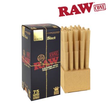 Picture of RAW BLACK BULK PRE-ROLLED CONES KINGSIZE