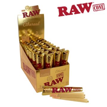 Picture of RAW ETHEREAL PRE-ROLLED CONES KING SIZE, PACK/3