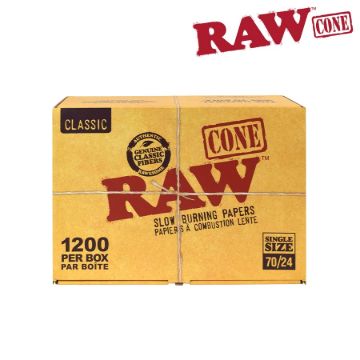 Picture of RAW CLASSIC PRE-ROLLED CONES 70/24mm for USE in MANUFACTURING- BOX/1200