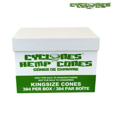 Picture of CYCLONES KING SIZE (108mm) NATURAL HEMP WRAPS BULK