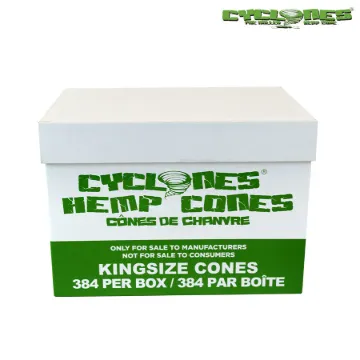 Picture of CYCLONES KING SIZE (108mm) NATURAL HEMP WRAPS BULK