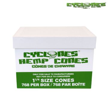 Picture of CYCLONES NATURAL HEMP WRAPS (80mm) BULK