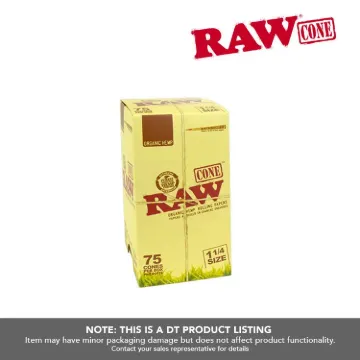 RAW ORG CONE BULK 1 1/4 75PK_DT