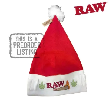 RAW SANTA HAT, SOLD INDIVIDUALLY