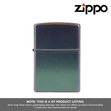 ZIPPO LIGHTER - REG IRIDESCENT DESIGN - DT