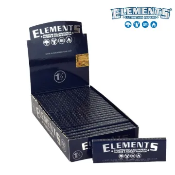 ELEMENTS LUXURIOUSLY THIN / FLAVORLESS ROLLING PAPERS 1 1/
